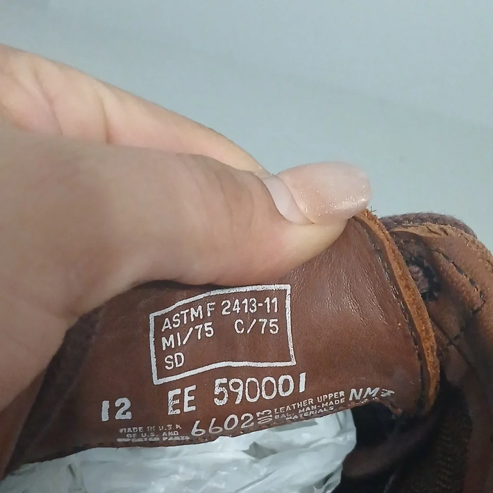 Red Wing Men's Size 12 EE Low Cut Oxford Shoes Congac Brown Leather Gentle Used